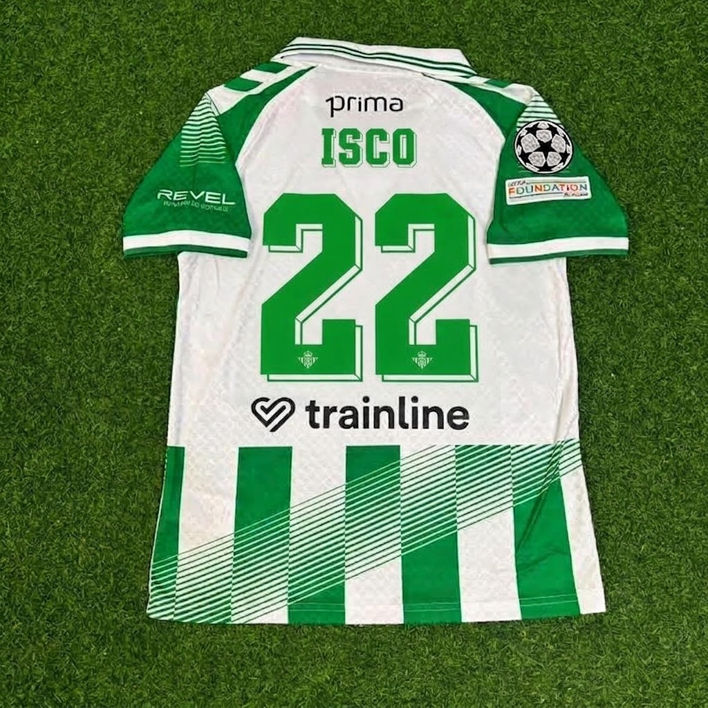 Real Betis 2027 Isco #22 Home Green White Football Jersey