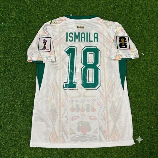Senegal World Cup 2026 Ismaila Sarr Home Football Jersey
