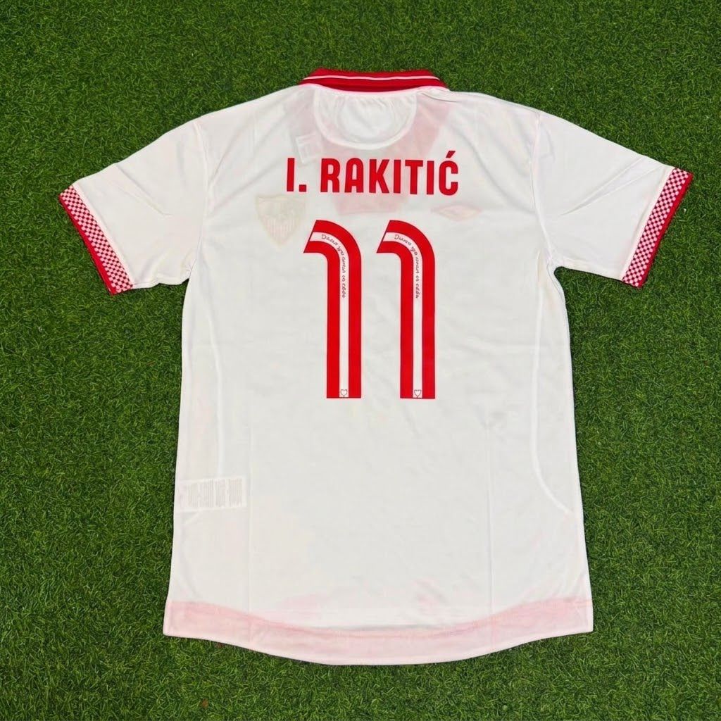 Ivan Rakitic Sevilla 2012-2013 Red Home Retro Football Jersey