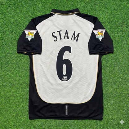 Jaap Stam #6 Manchester United 2001-2002 Reversible Retro Football Jersey