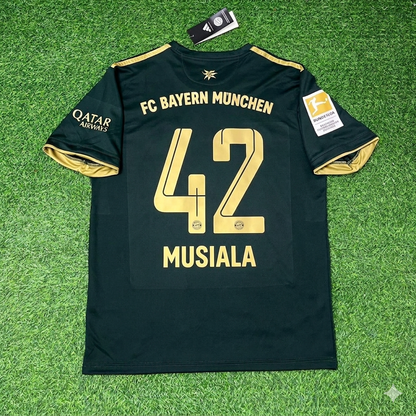 Jamal Musiala Bayern Munich 2021-2022 Oktoberfest Green Special Edition Football Jersey Kit