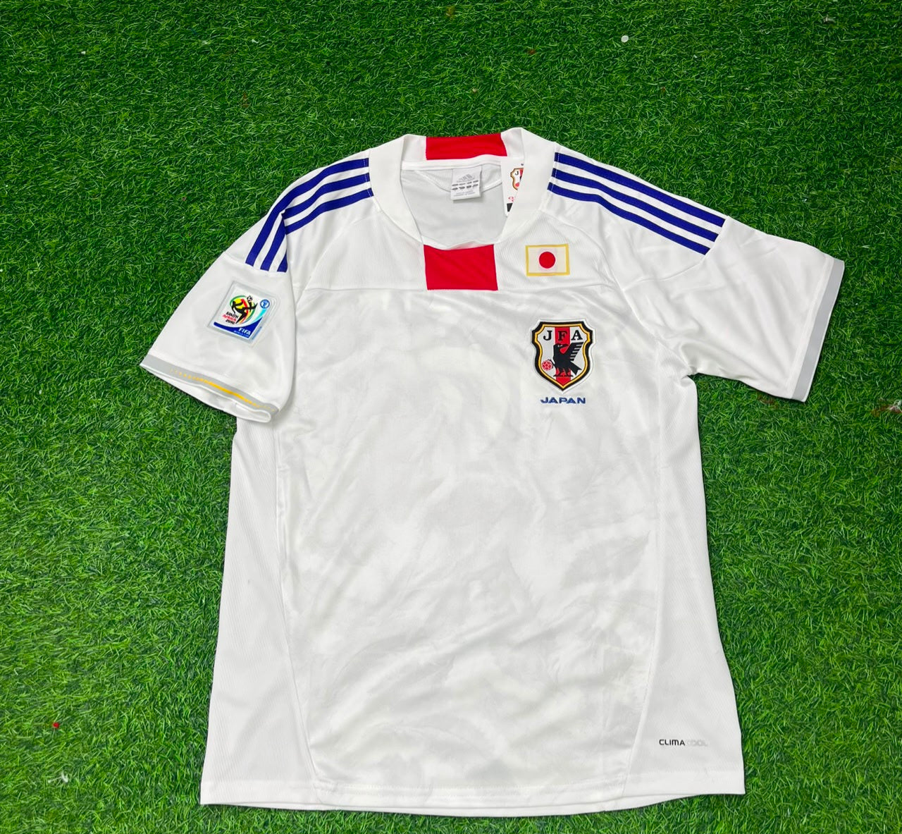 Japan World Cup 2010 White Retro Football Jersey