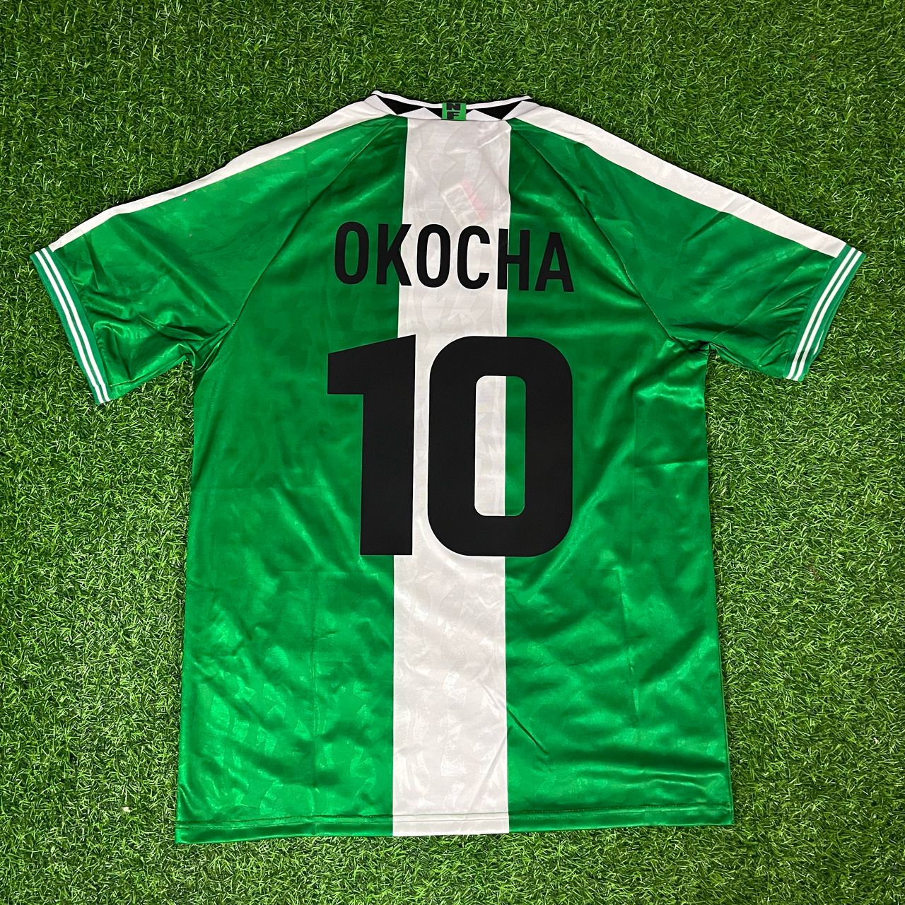 Jay-Jay Okocha 10 - Nigeria 1994 1996 Retro Kit Jersey Maillot Trikot