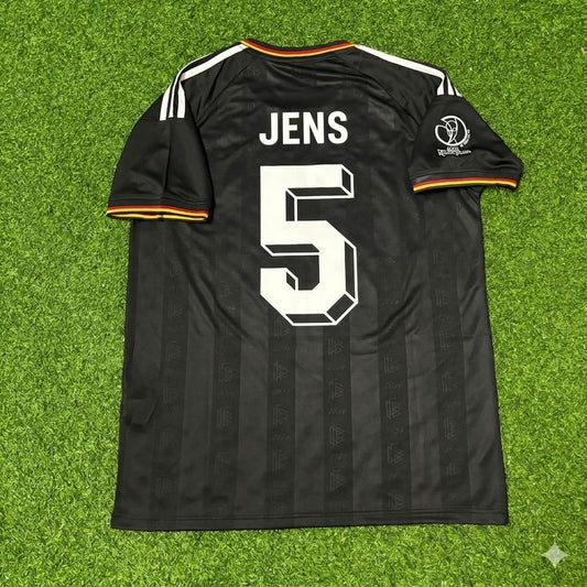 Germany World Cup 2002 Jens Nowotny Black Special Retro Football Jersey