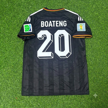 Germany World Cup 2014 Jerome Boateng Special Edition Black Retro Football Jersey