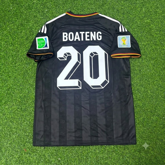 Germany World Cup 2014 Jerome Boateng Special Edition Black Retro Football Jersey