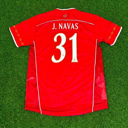 Jesus Navas Sevilla 2003-2004 Red Home Retro Football Jersey