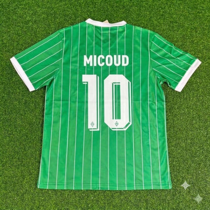 Johan Micoud Werder Bremen Commemorative Heim Retro Fußballtrikot Jersey