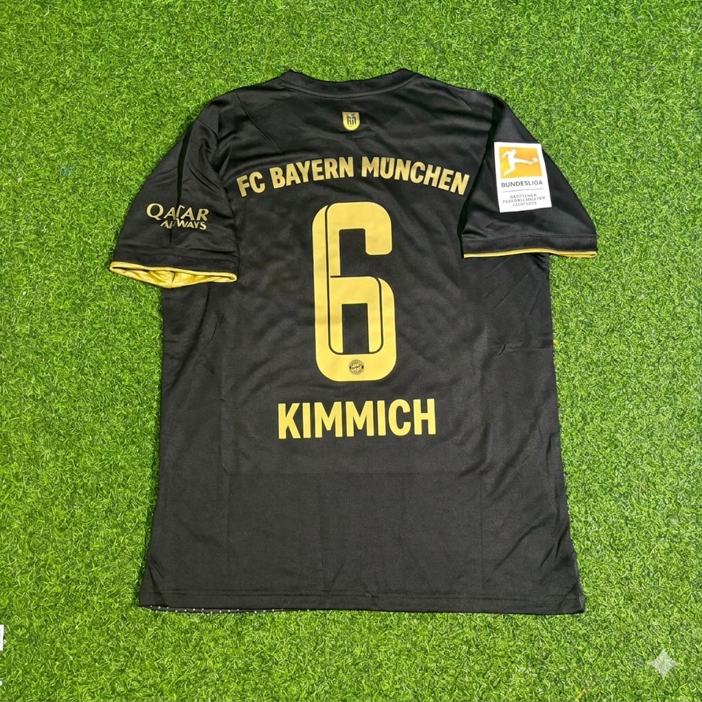 Joshua Kimmich Bayern Munich 2021-2022 Away Football Jersey Kit
