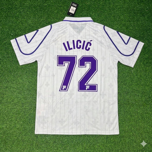 Josip Ilicic Fiorentina White Retro Football Jersey Kit