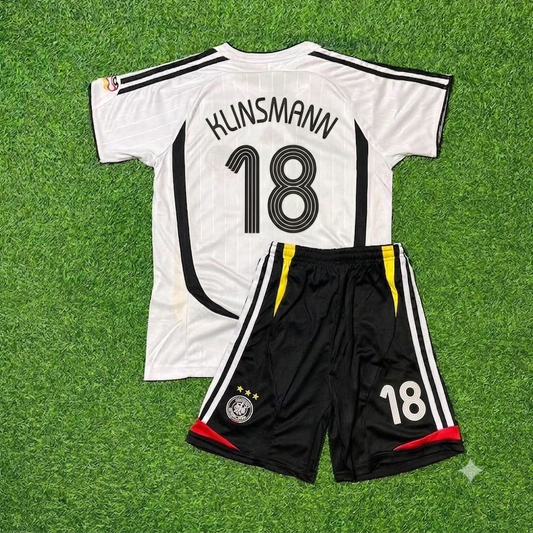 Jürgen Klinsmann Germany Kids White Special Retro Football Jersey Collection