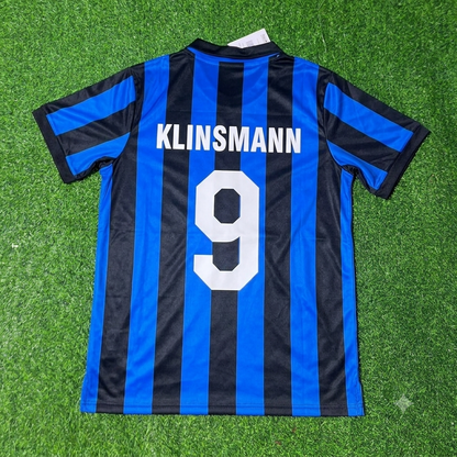 Jürgen Klinsmann Inter 1988/1990 Retro Home Football Jersey Kit Edition 2