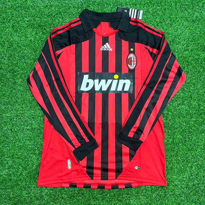 Kaká 22 Milan 2007/2008 Red & Black Home Retro Football Jersey Kit