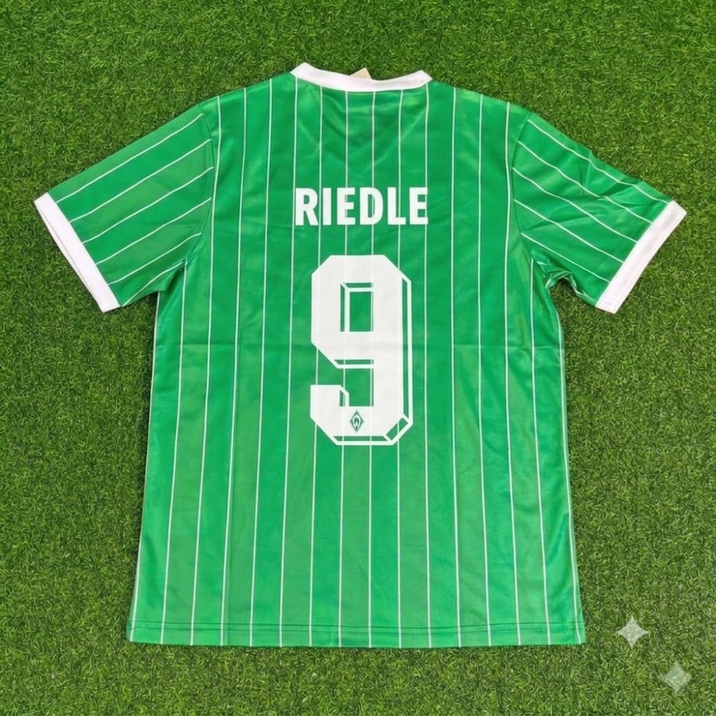 Karl-Heinz Riedle Werder Bremen Commemorative Heim Retro Fußballtrikot Jersey