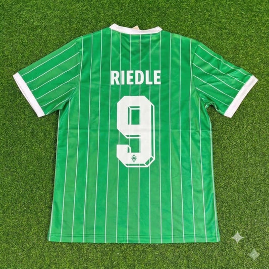Karl-Heinz Riedle Werder Bremen Commemorative Heim Retro Fußballtrikot Jersey