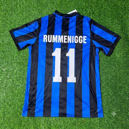 Karl-Heinz Rummenigge Inter Commemorative Retro Home Football Jersey Kit Edition 2