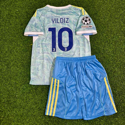 Kenan Yildiz Juventus Kids Away 2026 Football Jersey