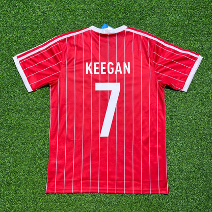 Kevin Keegan Hamburger SV Rotes Heimtrikot Retro Fußballtrikot Jersey