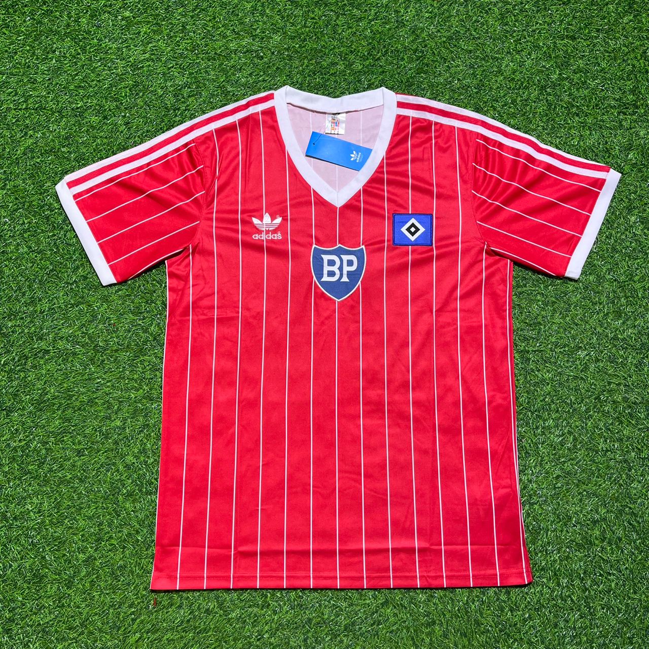 Kevin Keegan Hamburger SV Rotes Heimtrikot Retro Fußballtrikot Jersey
