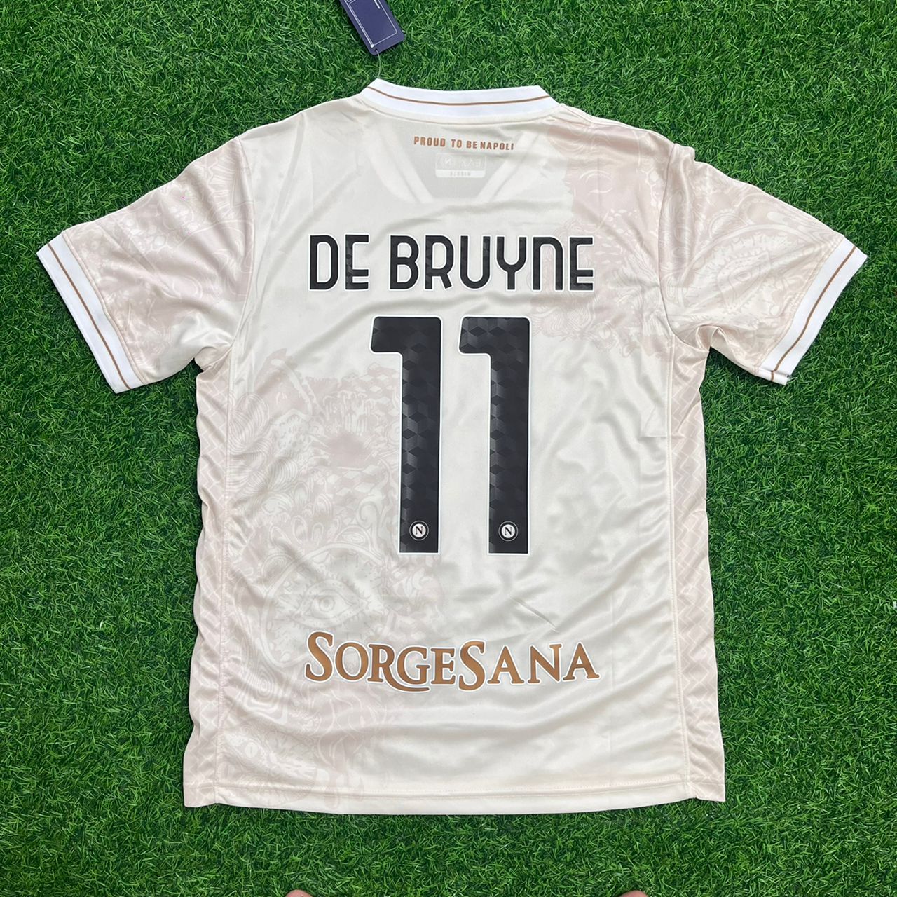 Kevin de Bruyne Napoli White New Football Jersey Kit