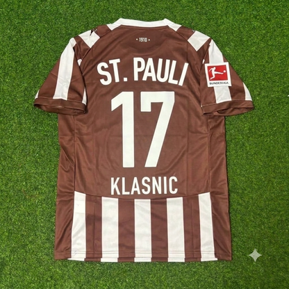 Ivan Klasnic FC St. Pauli Commemorative Football Jersey