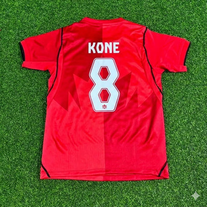 Ismaël Koné Canada 2026 World Cup Home Red Football Jersey