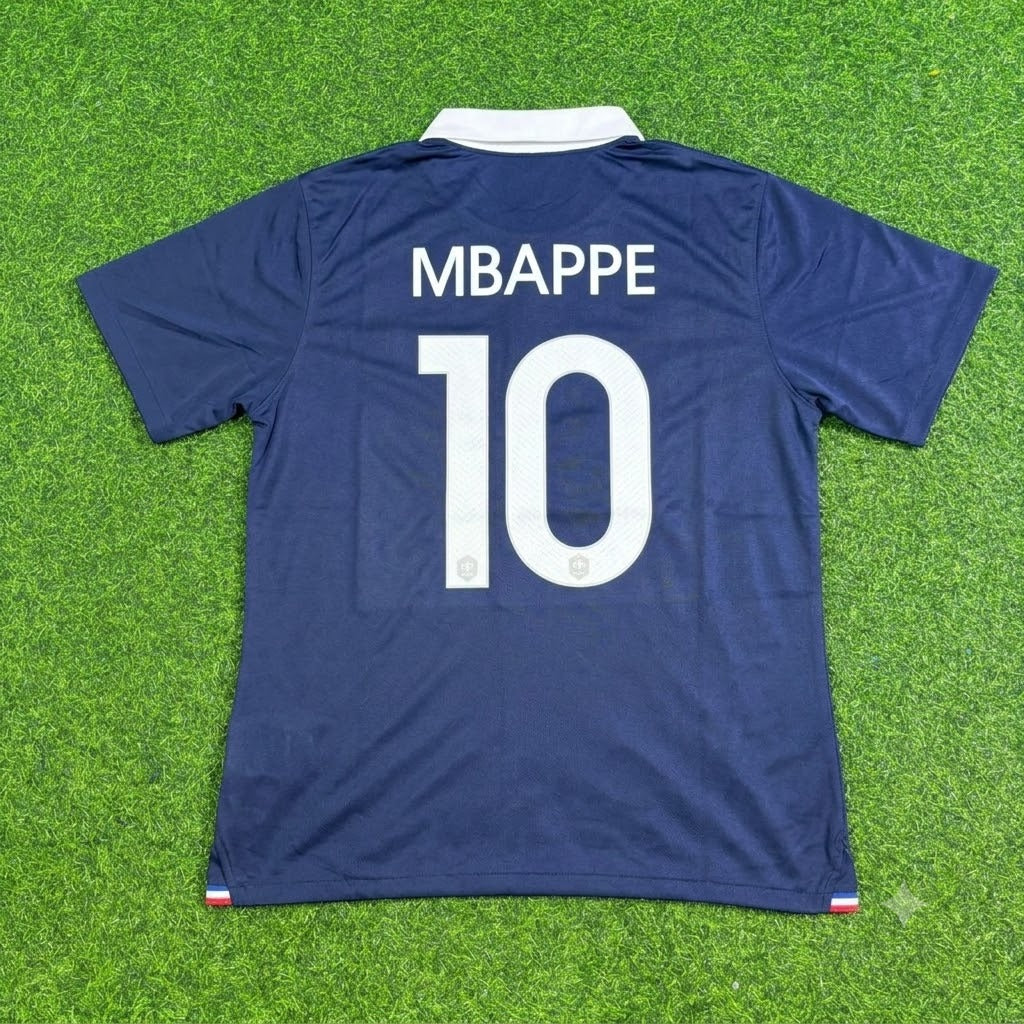 Kylian Mbappe #10 France Retro Football Jersey