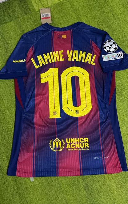 Lamine Yamal Barcelona Home Number 10 Home 2026 Football Jersey