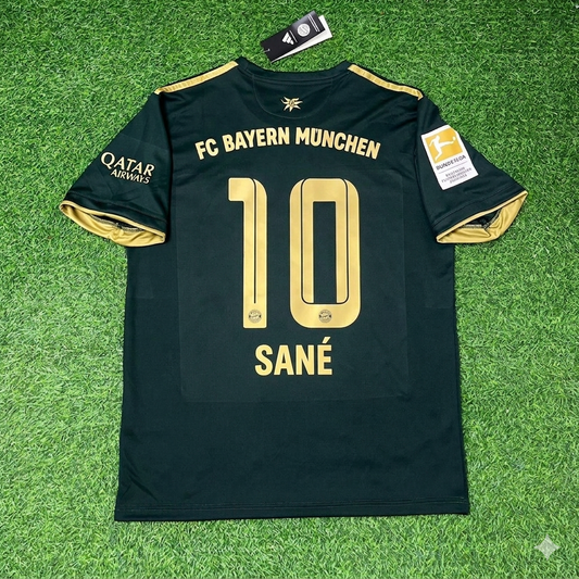 Leroy Sane Bayern Munich 2021-2022 Oktoberfest Green Special Edition Football Jersey Kit