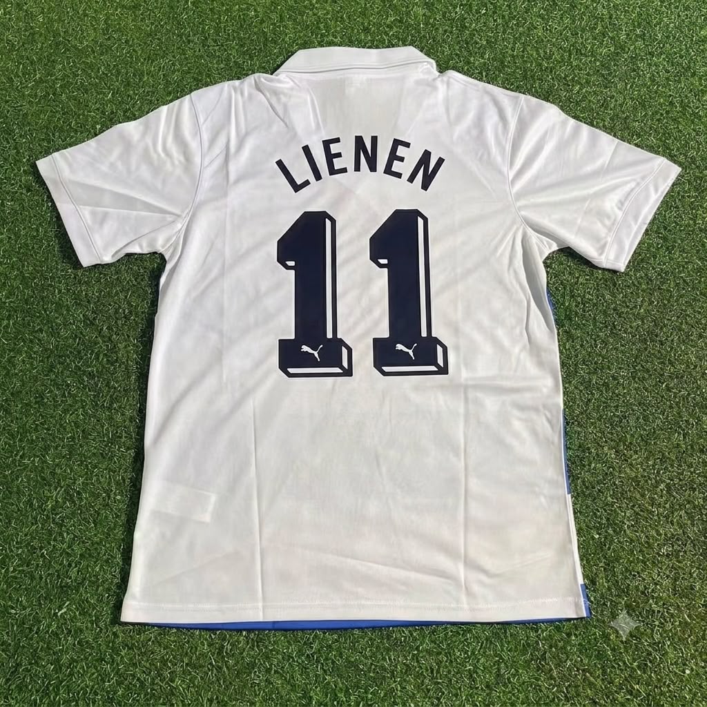 Ewald Lienen MSV Duisburg 1990 Heim Retro Fussballtrikot Jersey