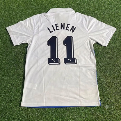 Ewald Lienen MSV Duisburg 1990 Heim Retro Fussballtrikot Jersey