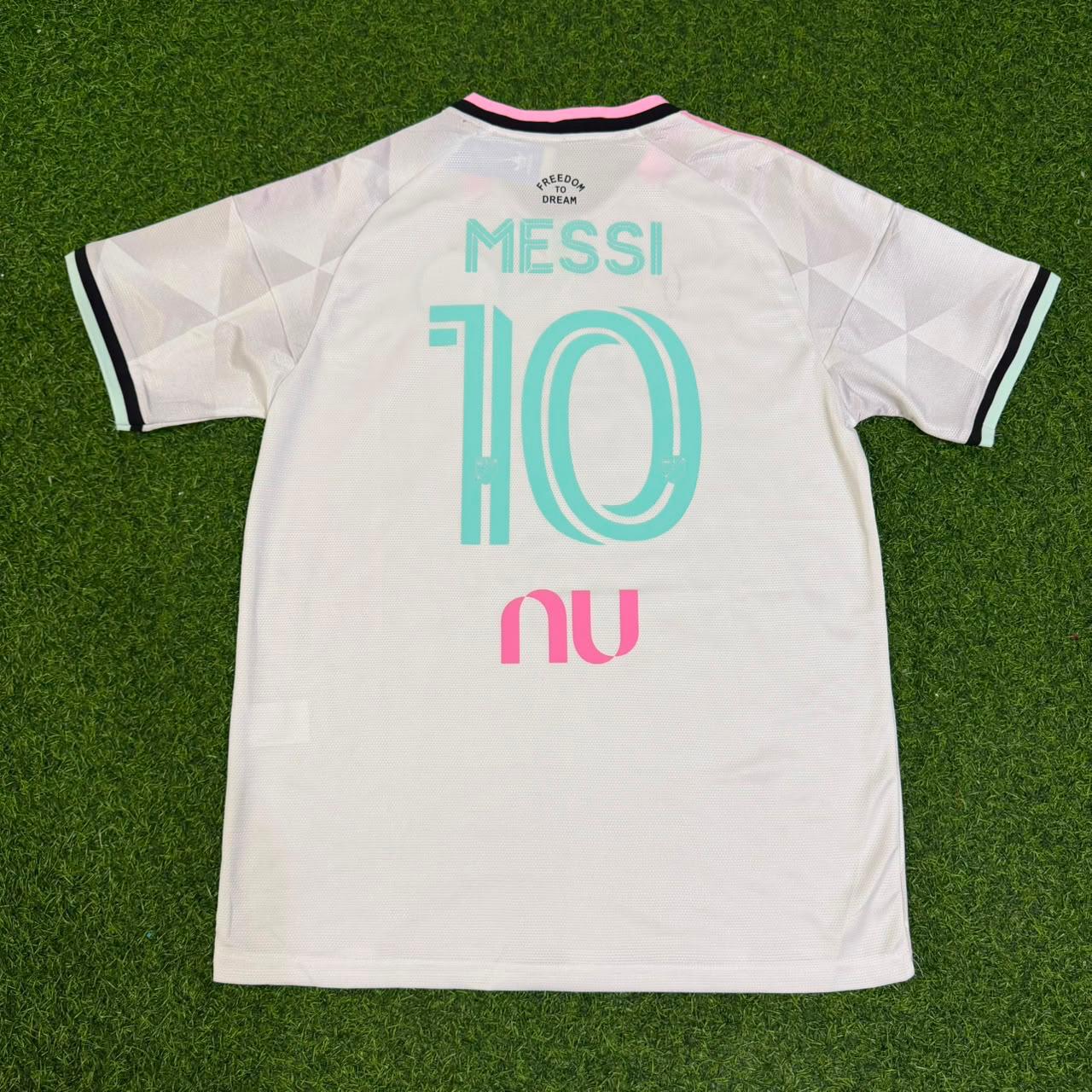 Lionel Messi White Football Jersey