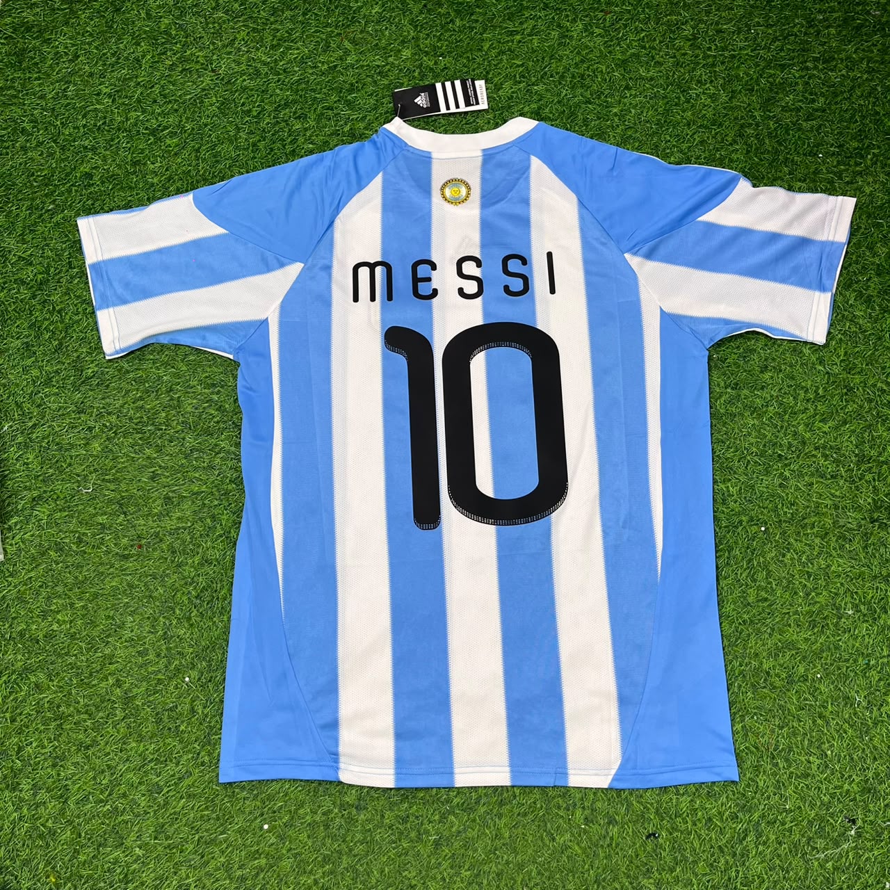 Argentina World Cup 2010 Lionel Messi 10- Retro Football Jersey