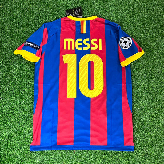 Barcelona Lionel Messi 2011 London Final Jersey Trikot Maillot Soccer Kit