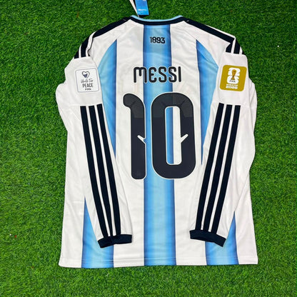 Lionel Messi #10 Argentina 2026 World Cup Long Sleeve Football Jersey Kit