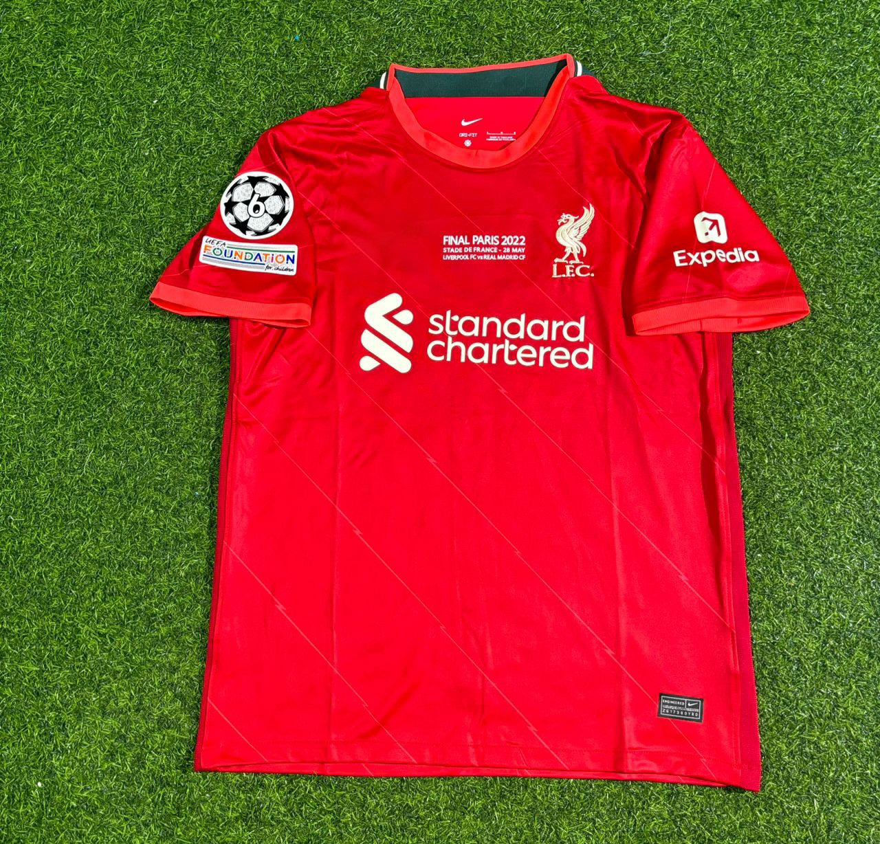 Liverpool 2022 Champions League Final Home Retro Football Jersey Kit