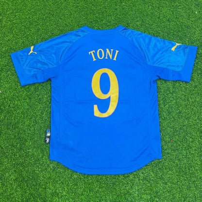 Italy Luca Toni Home Commemorative Football Jersey