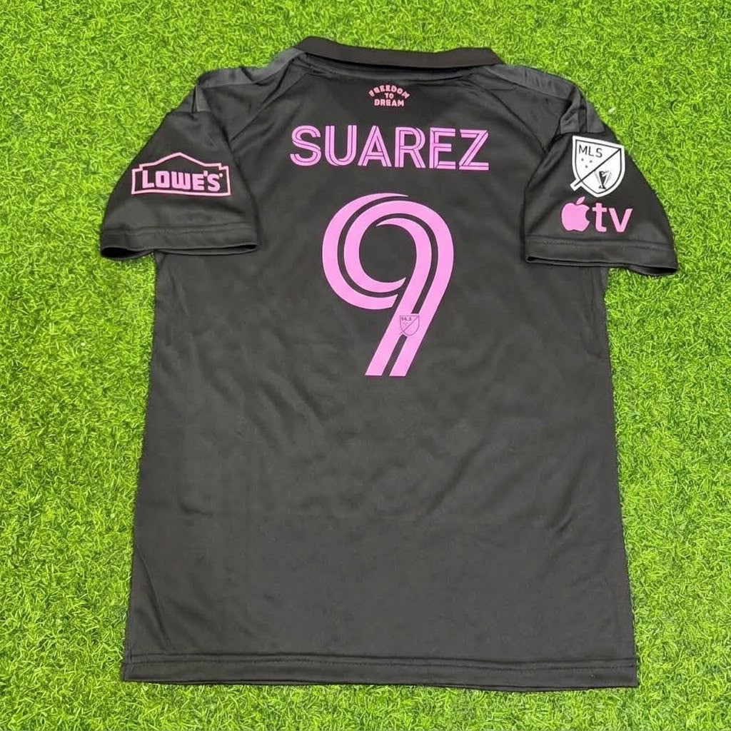 Inter Miami 2026-2027 Luis Suarez Black Football Jersey