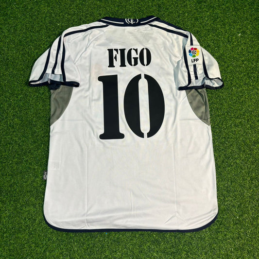 Luis Figo 2001 Retro Football Jersey Kit