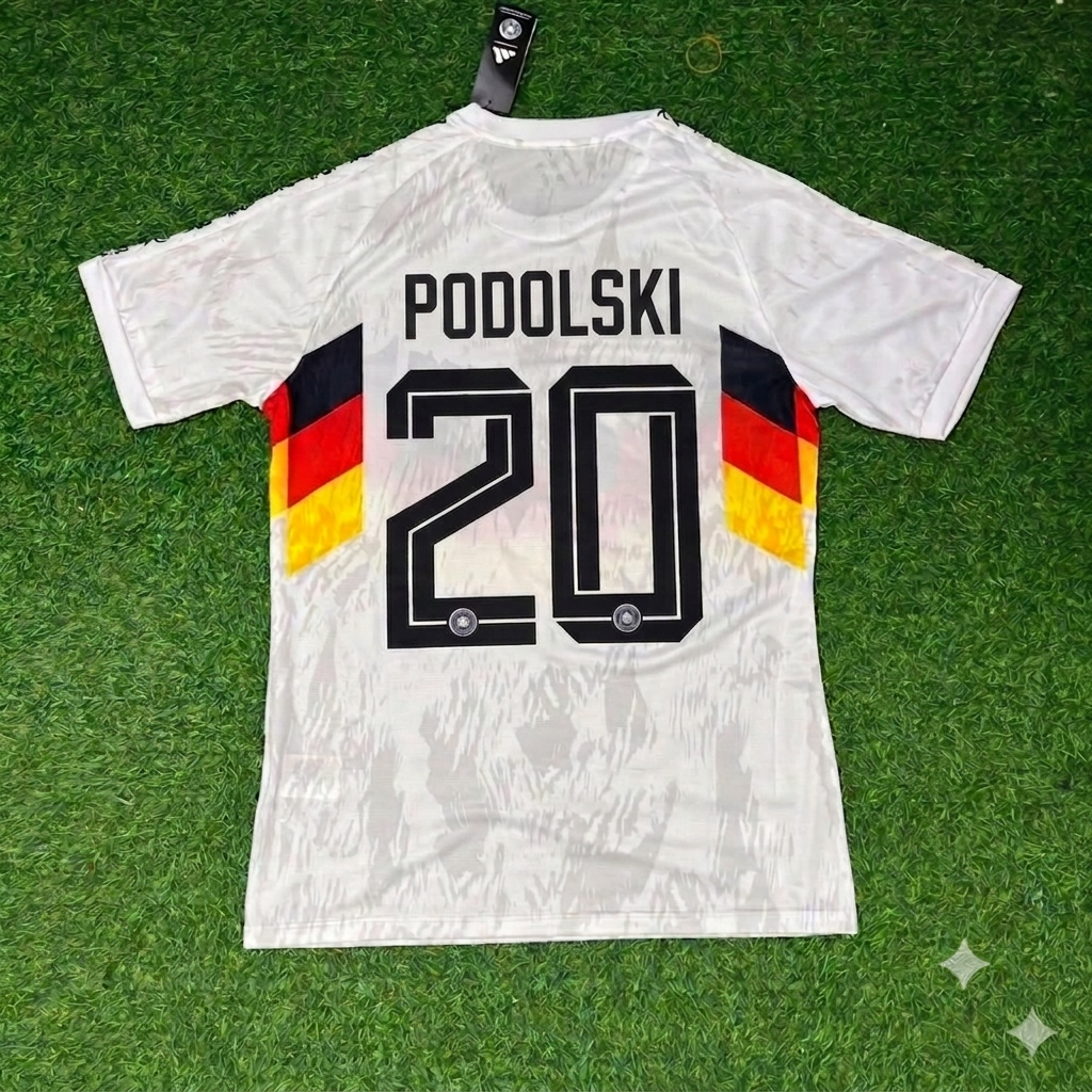 Lukas Podolski #20 Germany Deutschland Special Edition Football Jersey