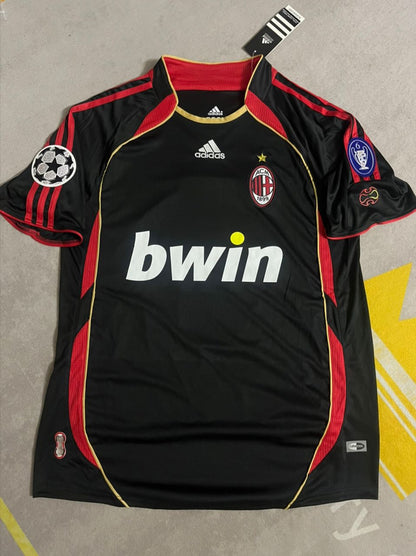Paolo Maldini 3 AC Milan 2006 2007 Retro Football Jersey Kit