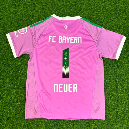 Manuel Neuer Bayern Munich Pink Goalkeeper Football Jersey