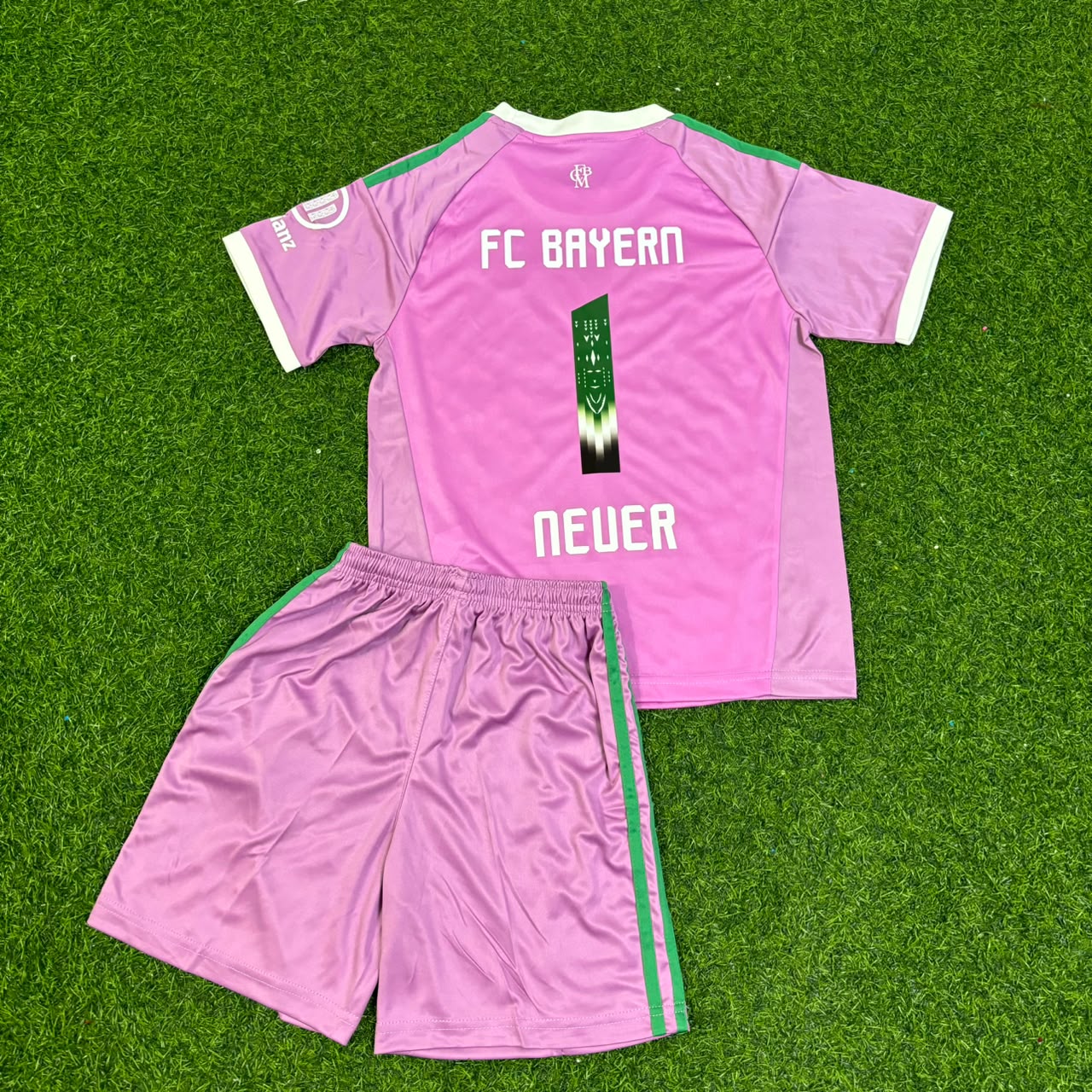Manuel Neuer Bayern Munich Pink Goalkeeper Football Jersey