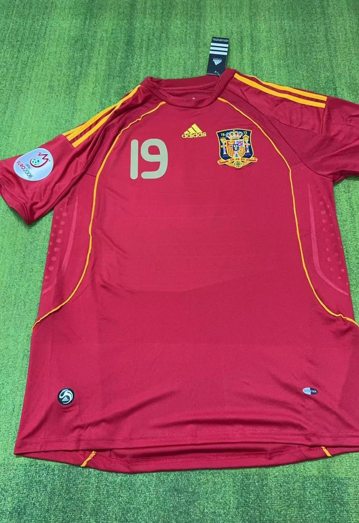 Spain World Cup 2010 Marcos Senna Retro Football Jersey Kit