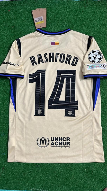 Marcus Rashford Barcelona Away 2026 Football Jersey