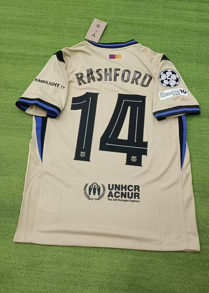 Marcus Rashford Barcelona Away 2026 Football Jersey