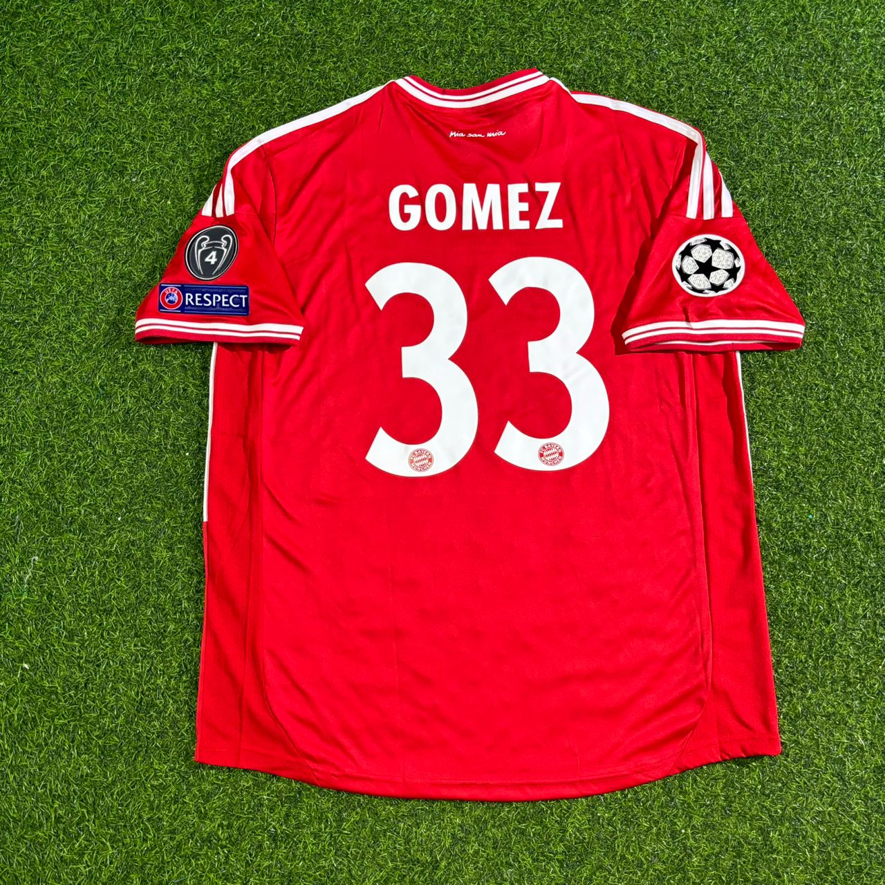 Mario Gomez Bayern Munich 2013 Champions League Final Football Jersey Kit
