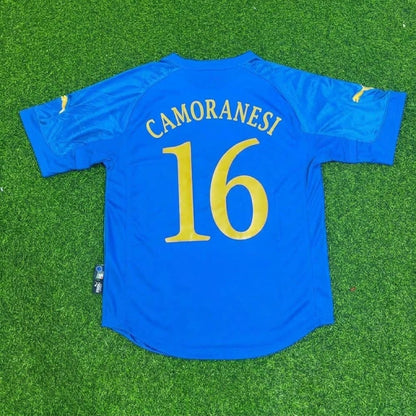 Italy World Cup 2004-2005 Mauro Camoranesi Home Retro Football Jersey