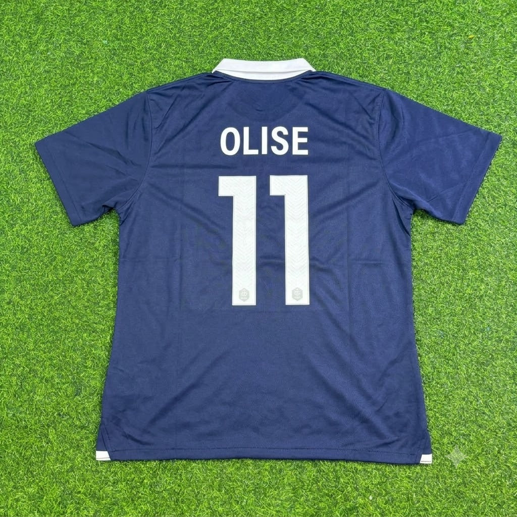 Michael Olise #11 France Retro Football Jersey
