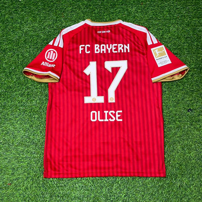 Michael Olise Bayern Munich 2027 Bundesliga Championship Patch Football Jersey Kit